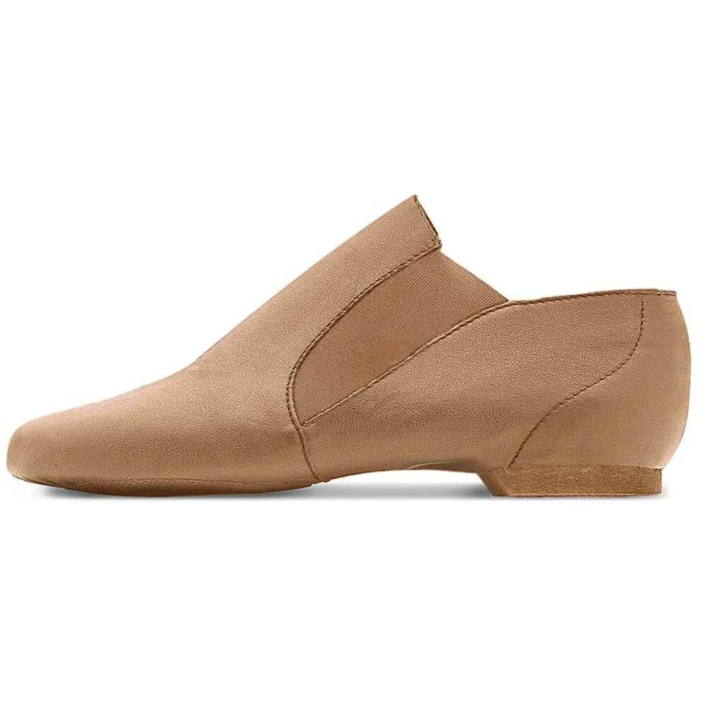 Lee -- Split Sole Jazz Slip-On -- Tan Firm Ground
