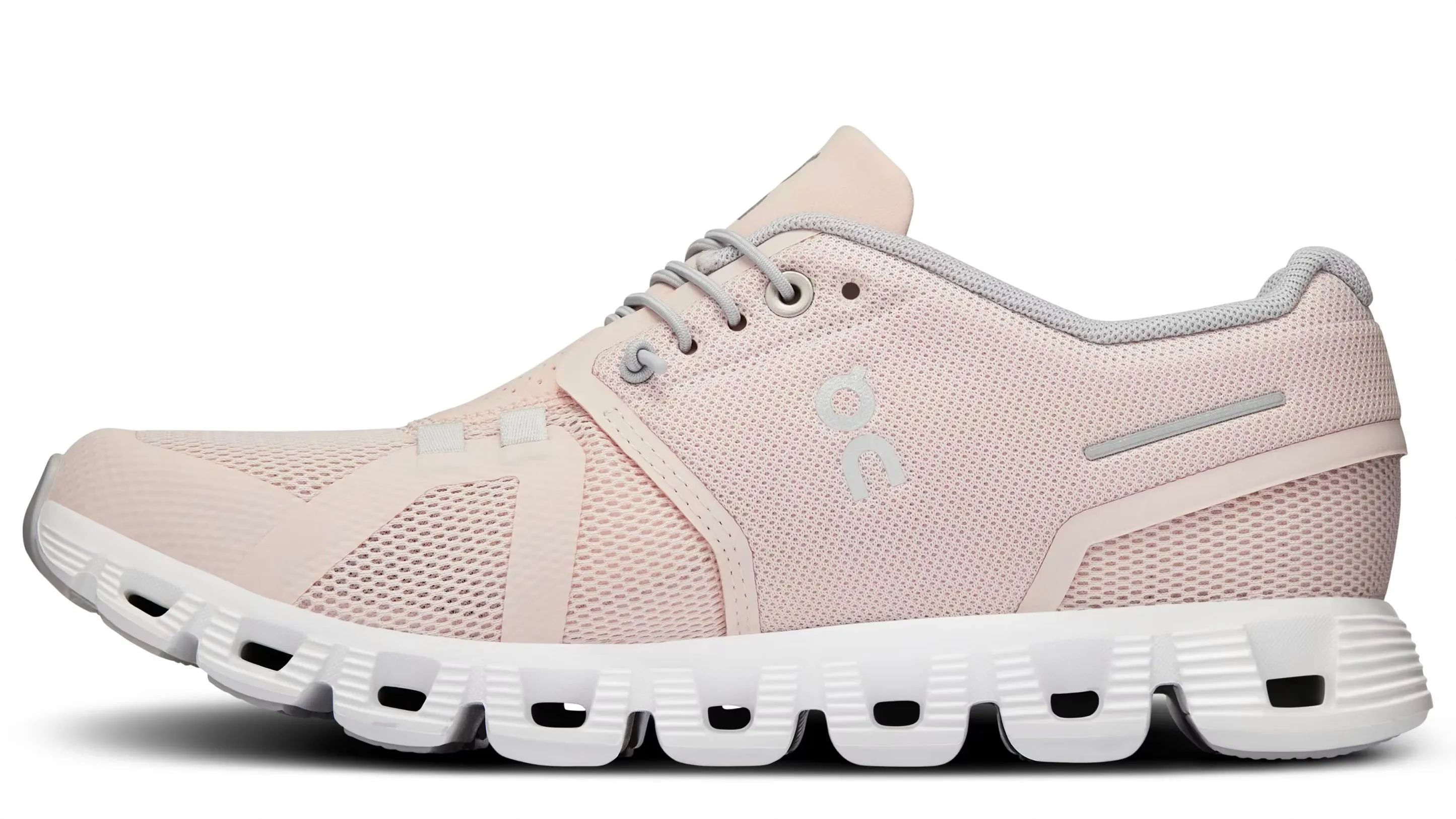 Satin Glow On Running Cloud 5 Shell White (Women's)