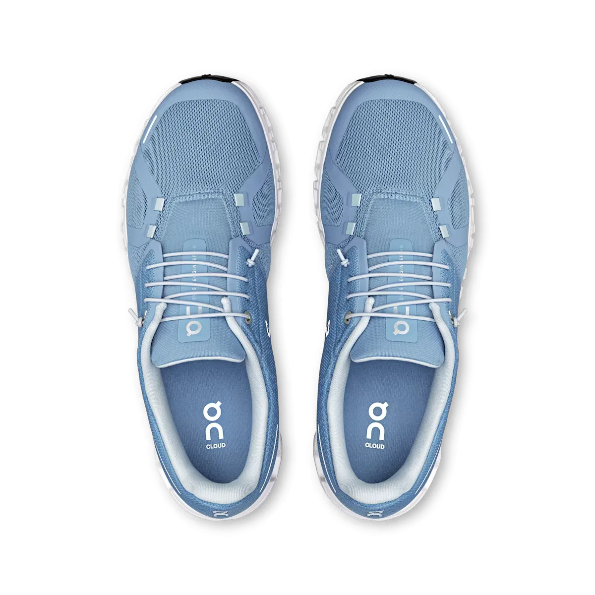 Anti Odor Busy Professionals Modern On Running Cloud 6 Chambray White (Women??s)