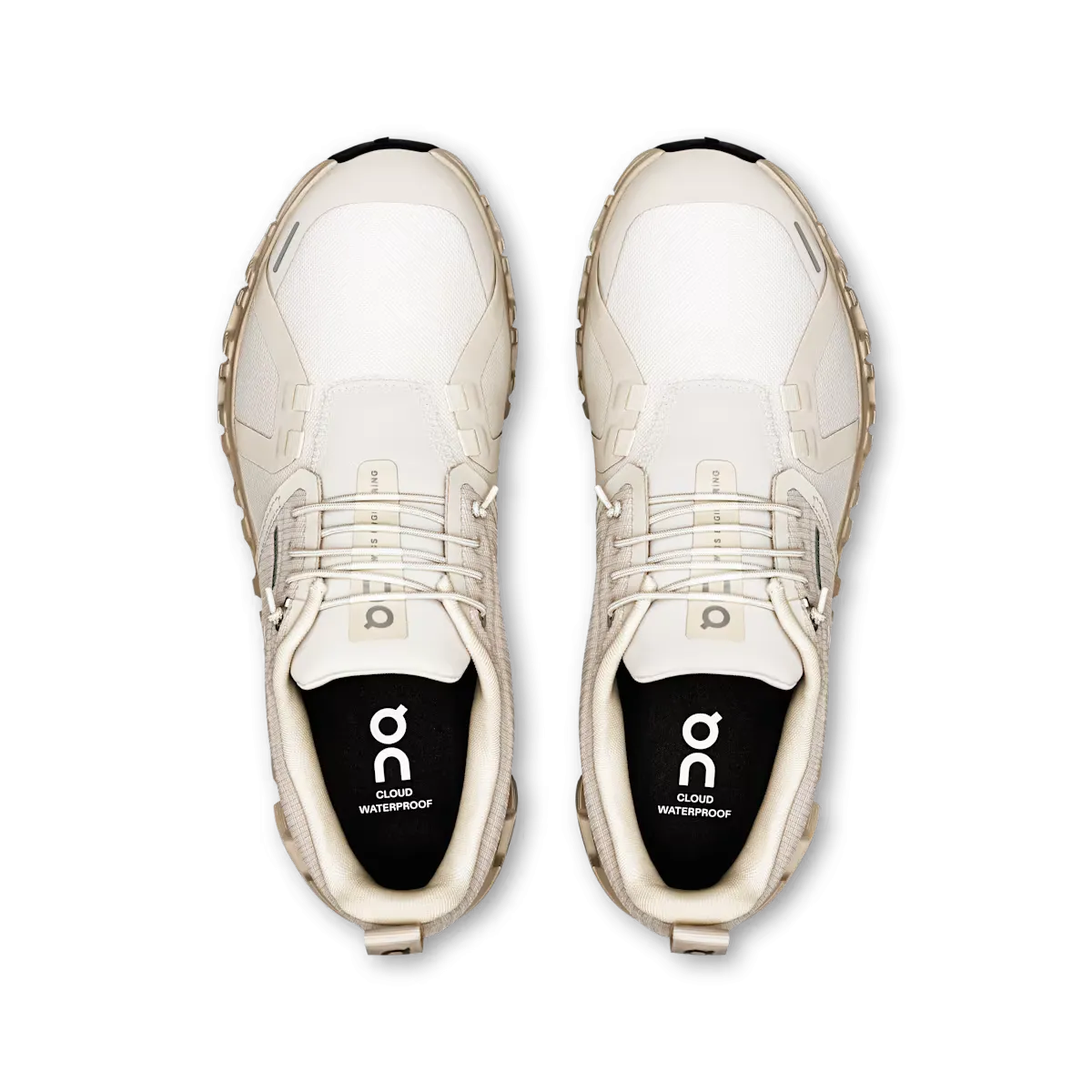 On Running Cloud 6 Waterproof Pearl Cream (Women's) Rich Jewel Royal Mood
