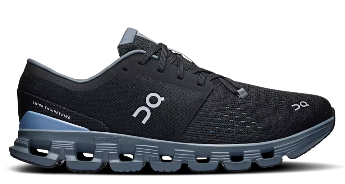 On Running Cloud X 4 Black Chambray (Mens) Shock Guard Toe Guard