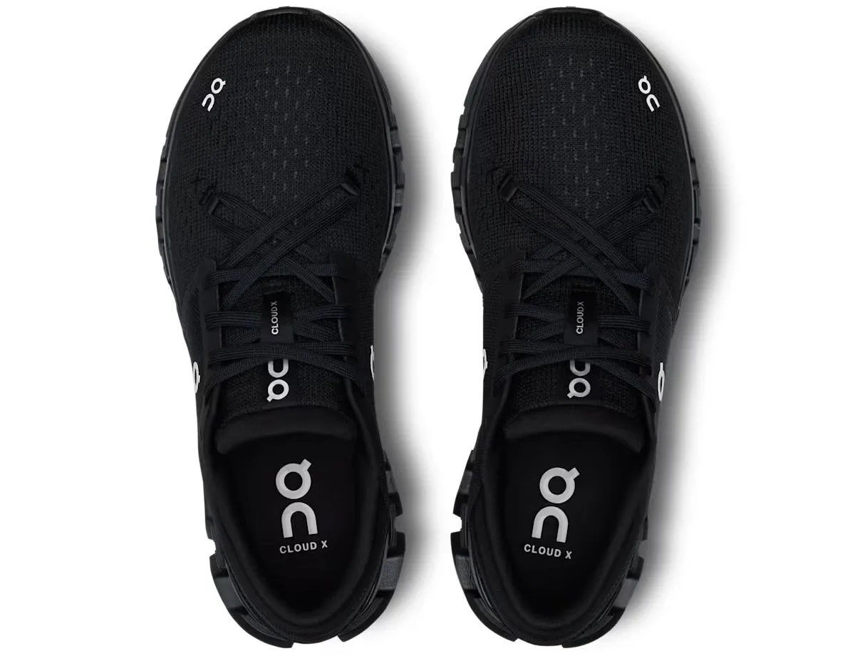 Smart Look On Running Cloud X 4 Black Eclipse (Women's)