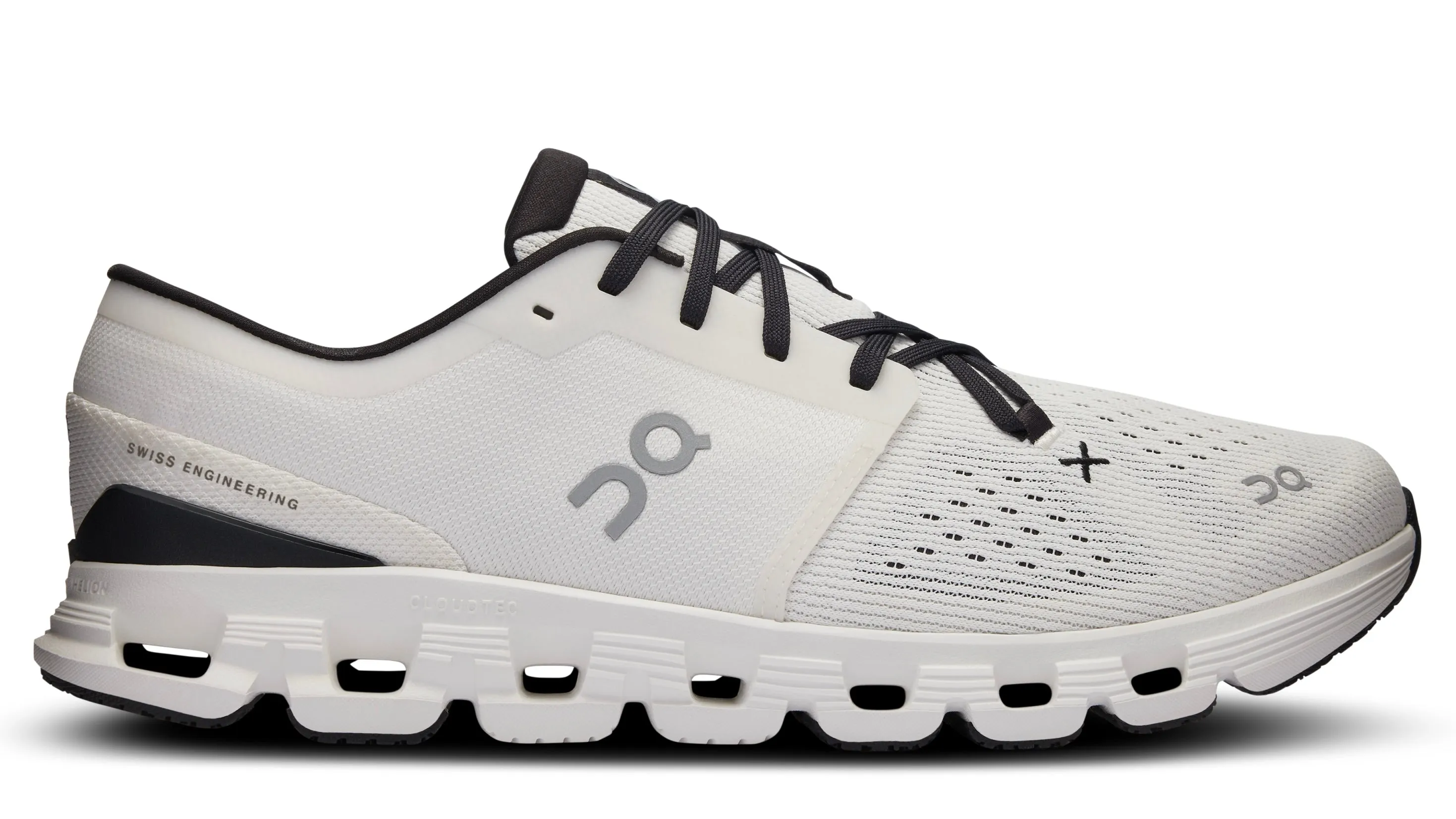 Rubber Outsole On Running Cloud X 4 Ivory Black (Women's)
