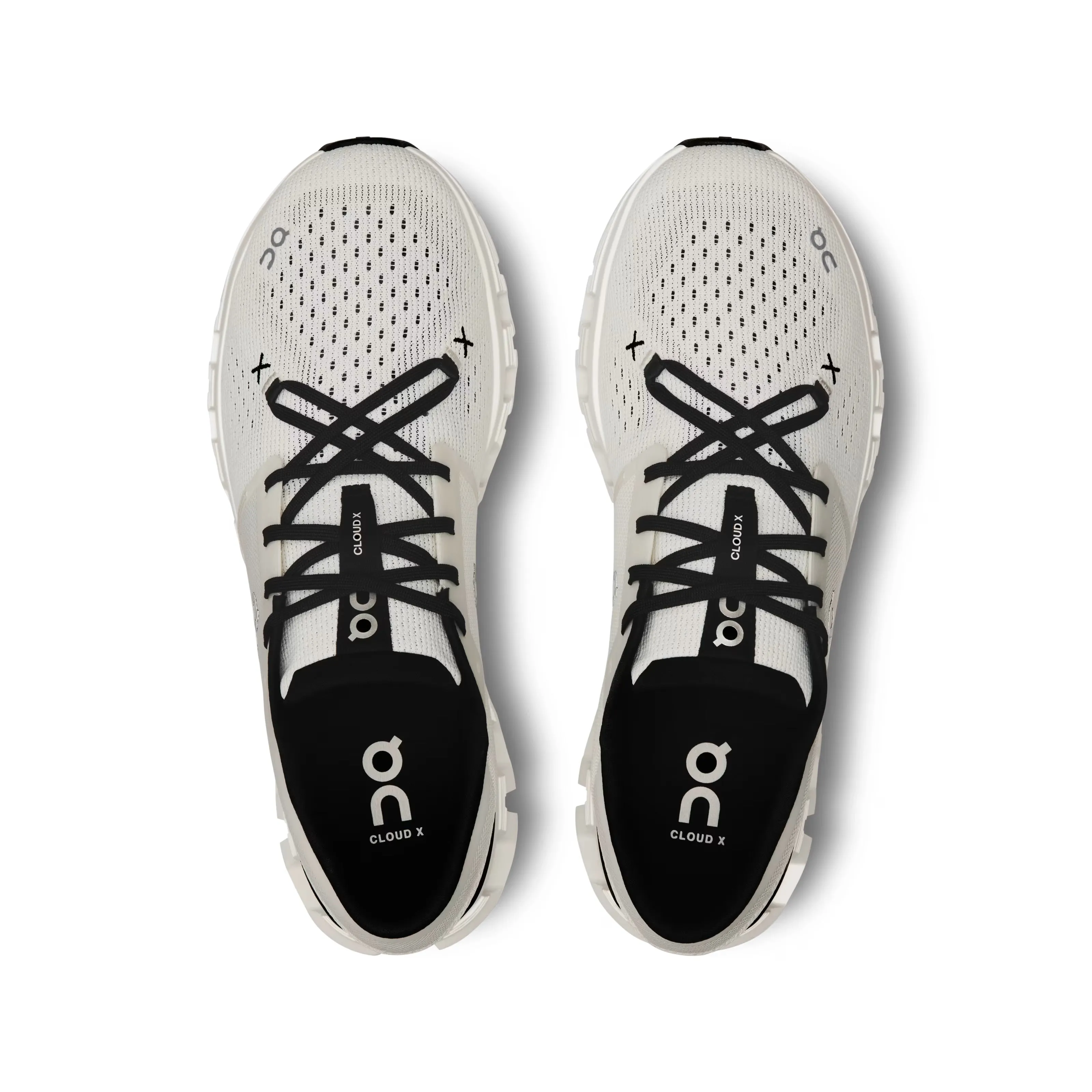Stud Cool On Running Cloud X 4 Ivory Black (Women's)