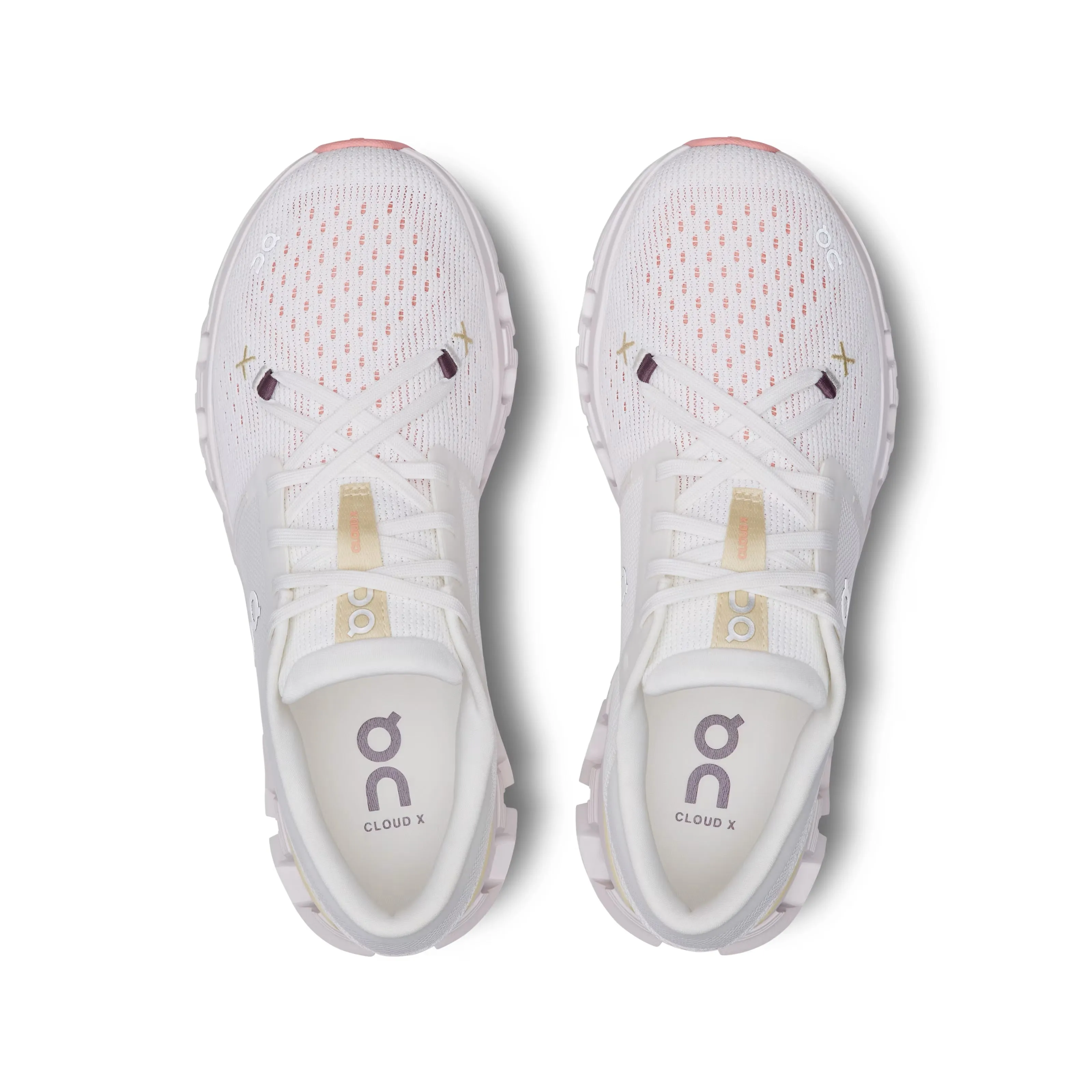On Running Cloud X 4 Ivory Sand (Women's) Performance Arch Support Daily Walk