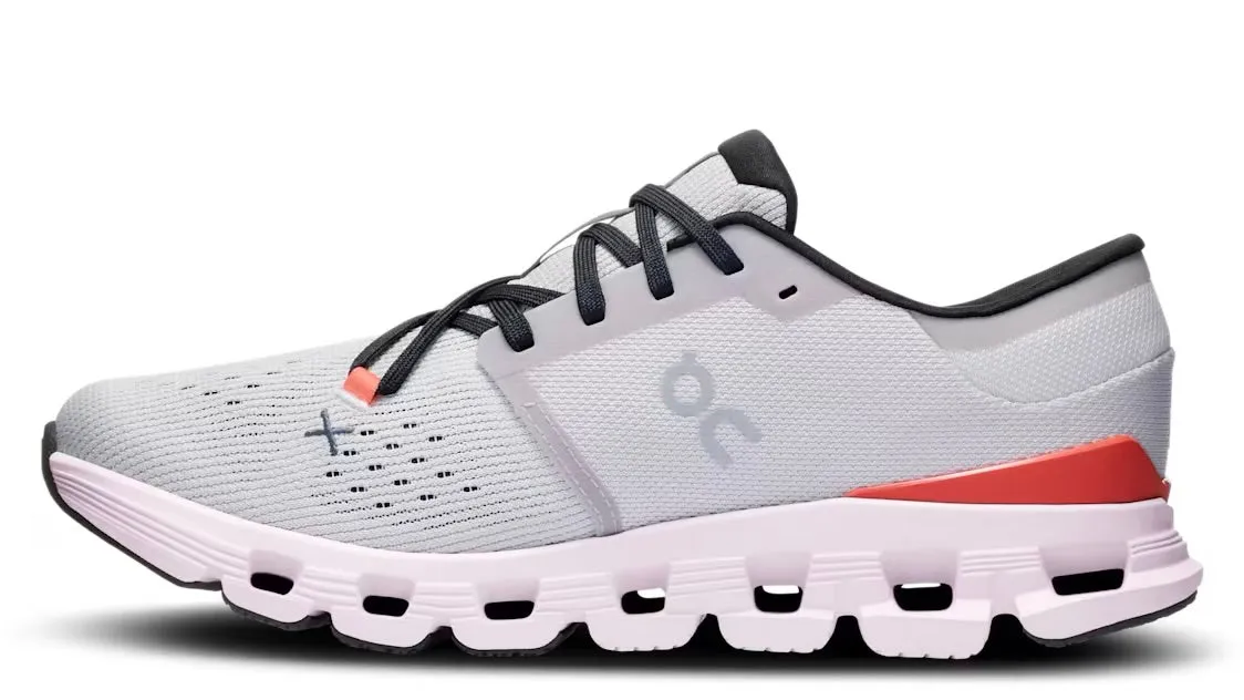 Mesh On Running Cloud X 4 Silver Flame (Women)