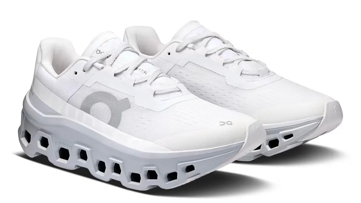 Bone Aid Shine Silver On Running Cloudmonster White Glacier (Women's)