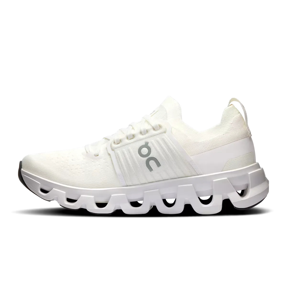 Padded Cushioned Base Work Commute On Running Cloudswift 4 All White (Women's)