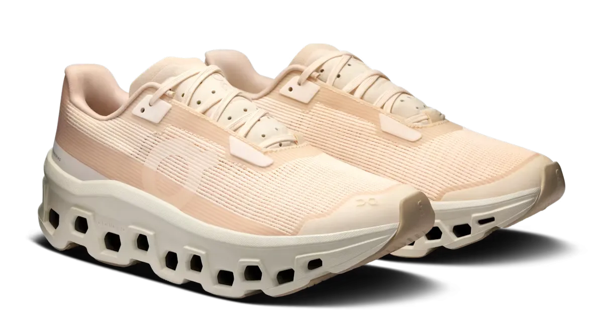 Feather Light City Adventure Athletic On Running Cloudmonster Void Dew Ivory (Women's)