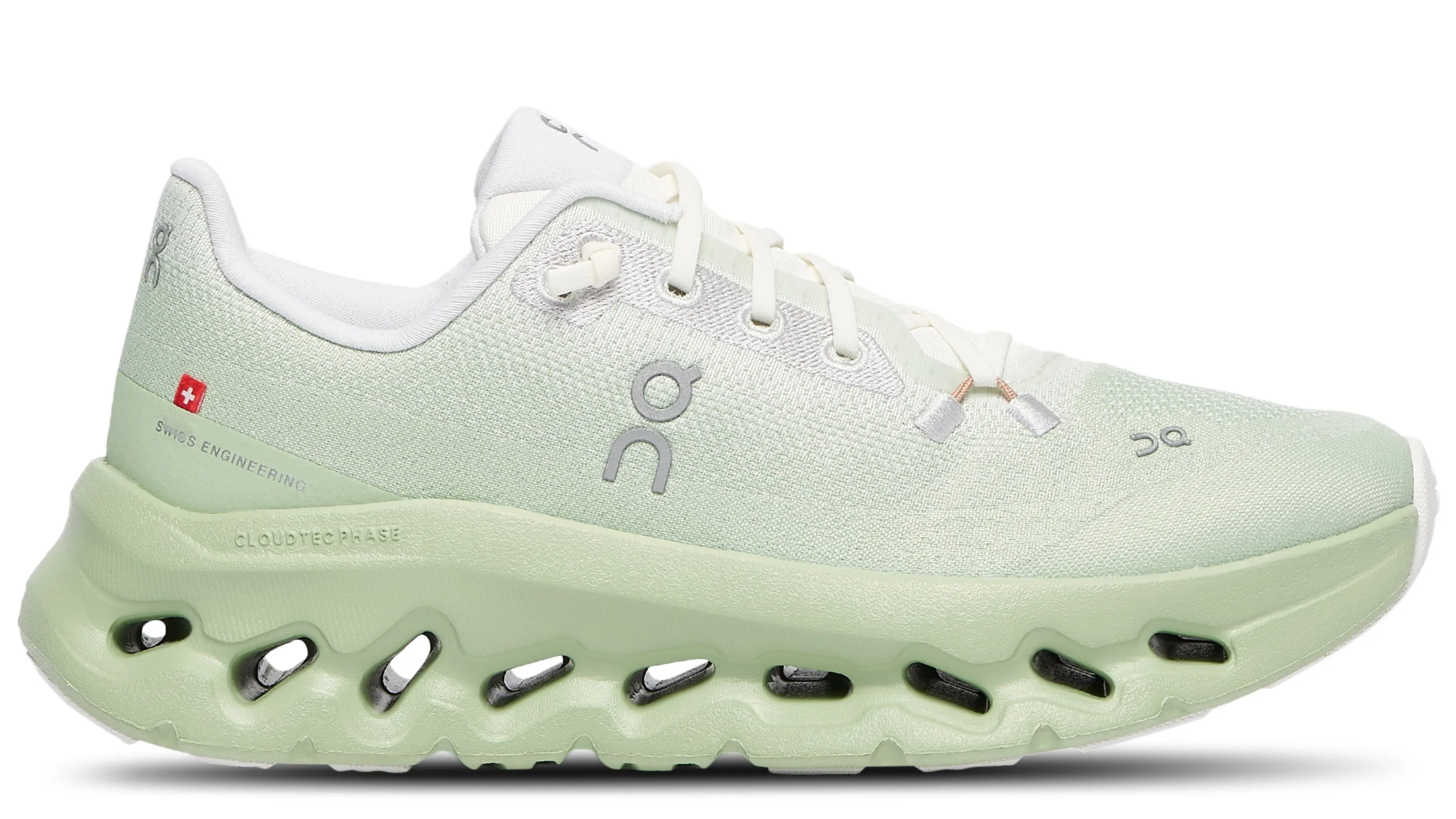 Stretchable Material On Running Cloudtilt Ivory Sage (Women's)