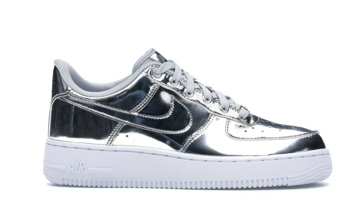 Modern Sun Glow Nike Air Force 1 Low Silver Chrome (W)