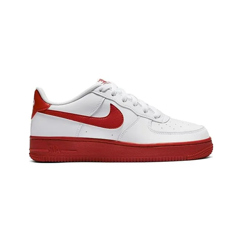 Nike Air Force 1 Low White Red Midsole (GS) Grace Walk Yoga Base