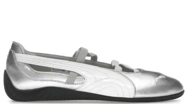 Puma Speedcat Ballet Silver (Women's) Breathable Road Trip Padded Comfort Wellness Seekers