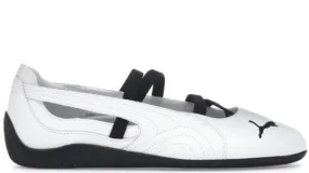 Puma Speedcat Ballet White Black (Women's) Flexible Fit Busy Professionals Leather Upper