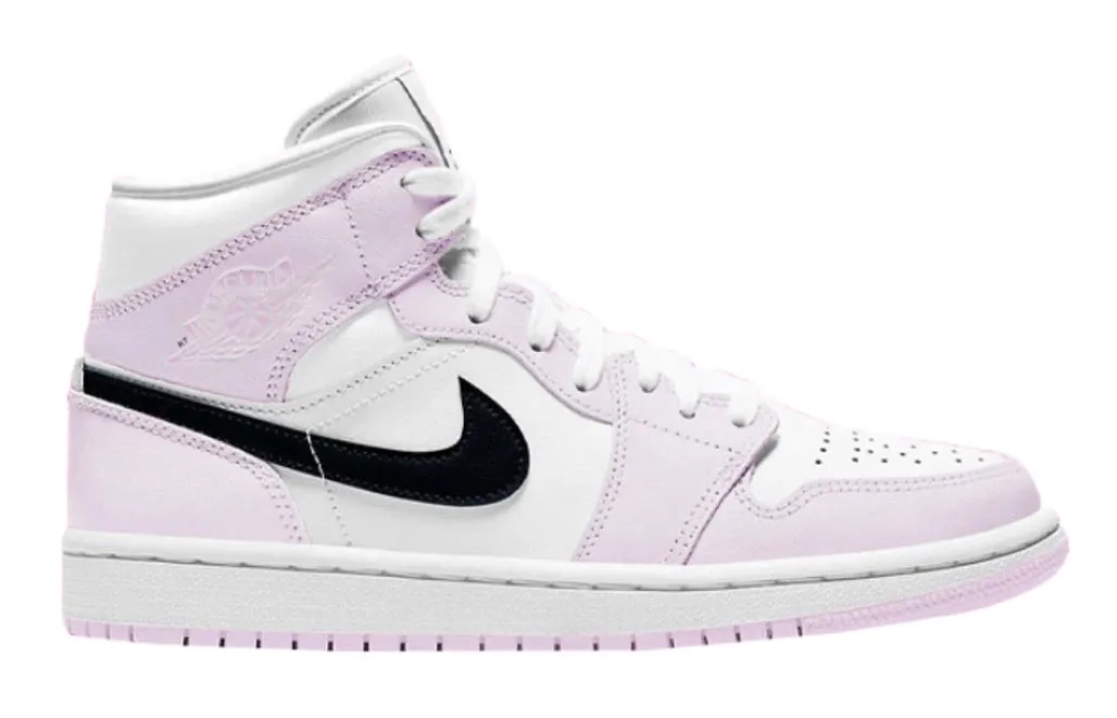 Firm Lock Jordan 1 Mid Barely Rose (W)