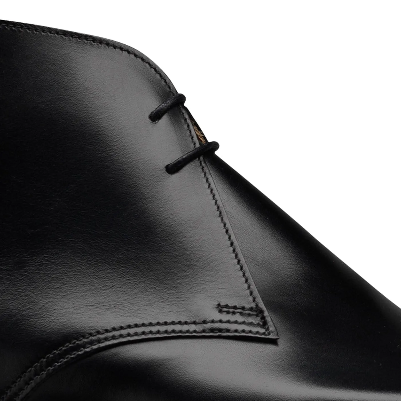 Tetbury Black Wax Calf Anti-Friction Patent Glow