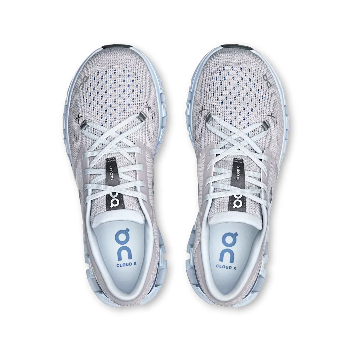 On Running Cloud X 4 Silver Chambray (Women) Power Flow