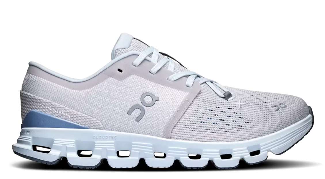 On Running Cloud X 4 Silver Chambray (Women) All Day Weekend Warriors