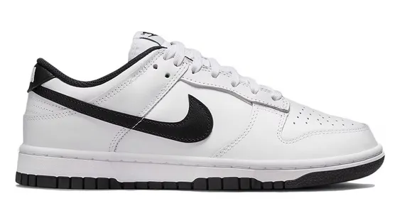 Nike Dunk Low White Black (2022) (W) Urban Walk Long Move