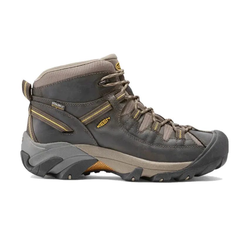 Supportive Fit Cushioned TARGHEE II MID WP BLACK OLIVE/YELLOW