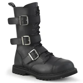Urban Ready RIOT-12BK Black Vegan Leather