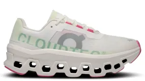 On Running Cloudmonster White Lima (Women's) Stretch Fabric Travel Light