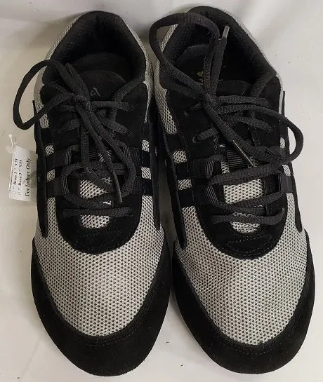 Performance Soft Material Salsero -- Full Suede Sole Dancesneaker -- Grey/Black