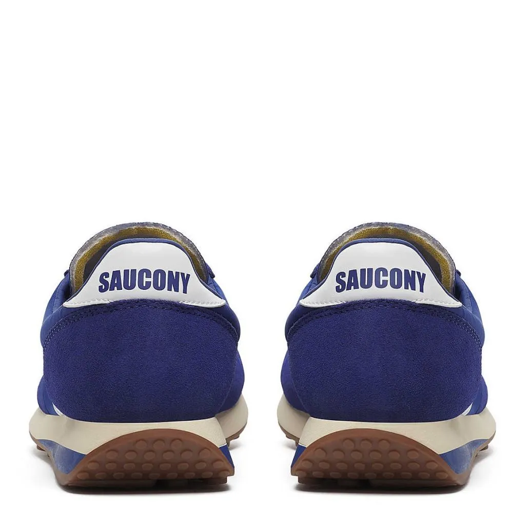 Step Free Street Fit Saucony Trainer 80 in Royal/White