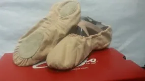 Comfort Slope Sculpture 2 -- Stretch Canvas Split Sole Ballet -- Nude