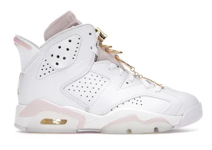 Jordan 6 RetroGold Hoops (W) Elastic laces Freeze Proof
