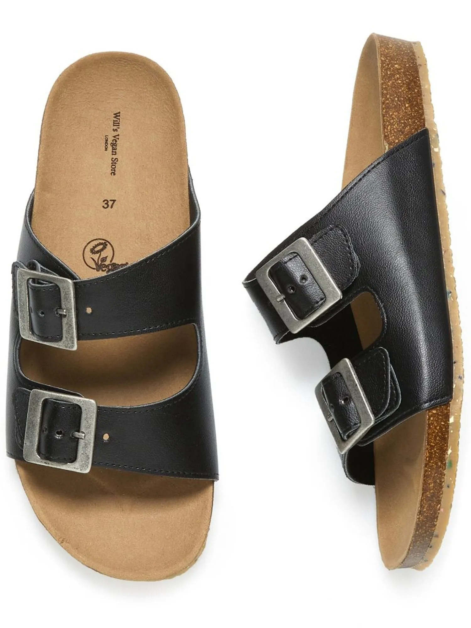 Cushion Zone Two Strap Footbed Sandals
