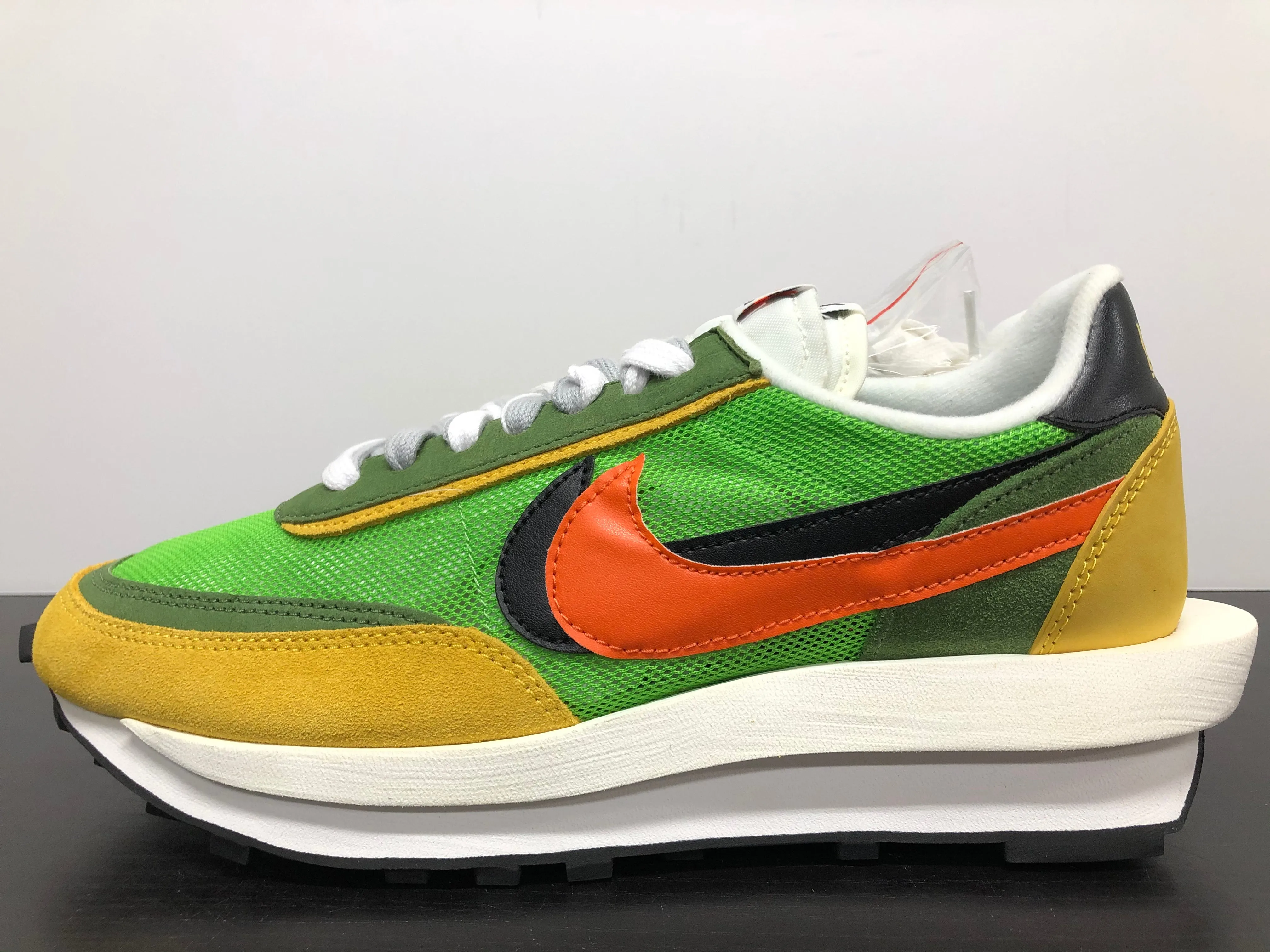All Terrain Stylish Commuters Nike LD Waffle Sacai Green Gusto