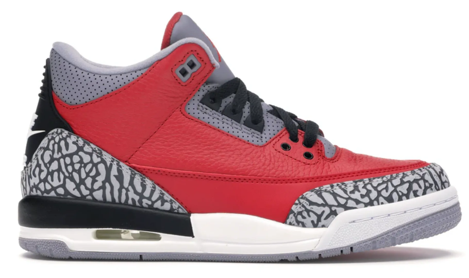 Jordan 3 Retro SE Fire Red Cement (GS) Lace Up