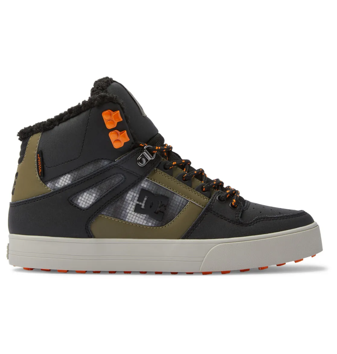 Men's Pure High-Top Winter Shoes Resilient Design Outfit Ease