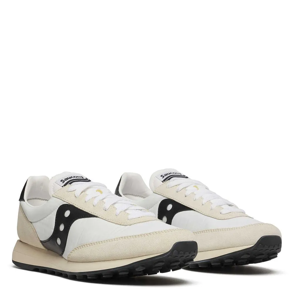 Work Angel Mood Saucony Trainer 80 in White/Black