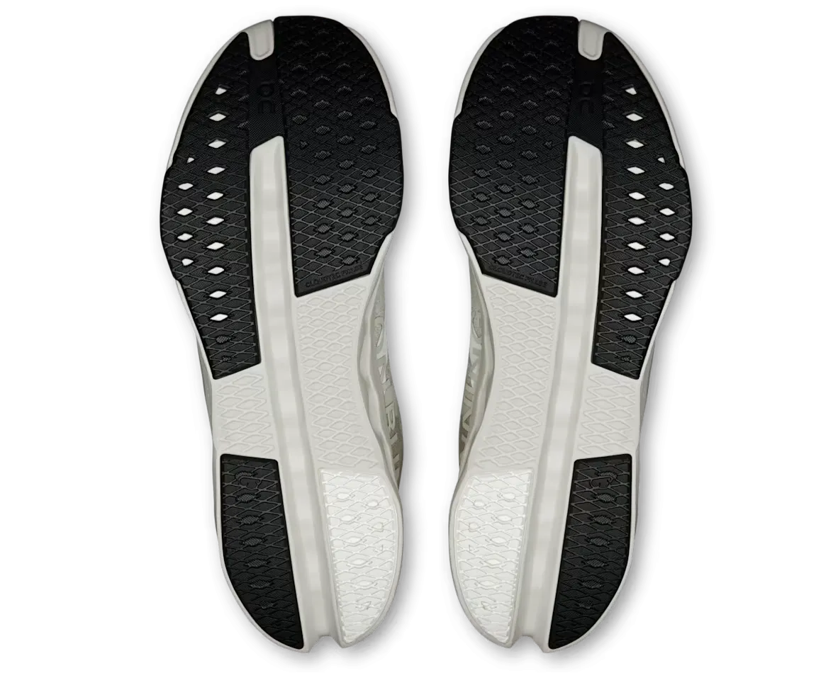 On Running Cloudsurfer Next Fog Ivory (Women's) Black Edge Buckle Fit