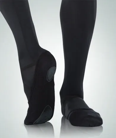 Wendy -- Canvas Split Sole Ballet -- Black Move Bold