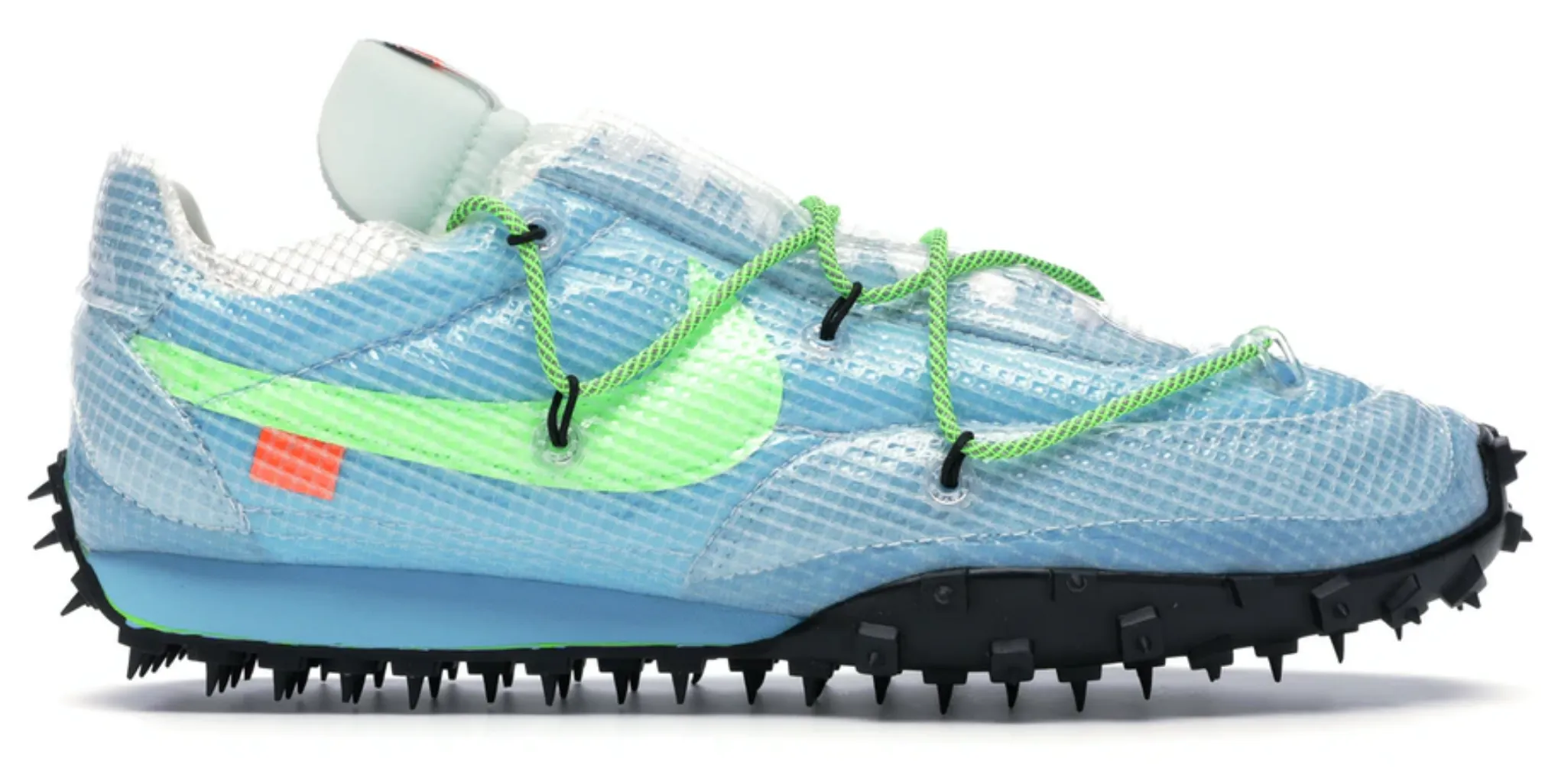 Nike Waffle Racer Off-White Vivid Sky (W) All Weather Everyday Users Shock absorption