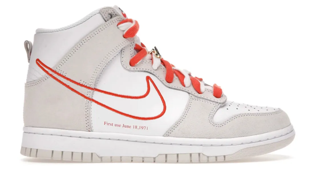 Picnic Easy Nike Dunk High First Use White Sail Orange (W)