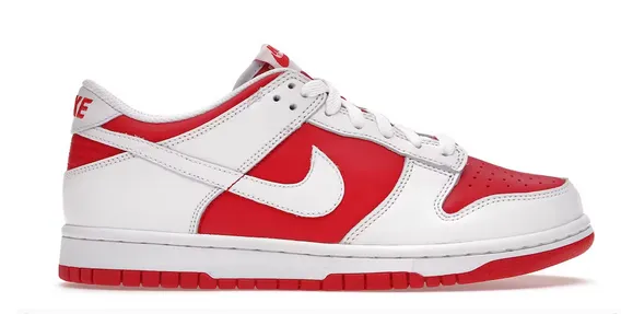 Beauty Walk Nike Dunk Low Championship Red (2021) (GS)