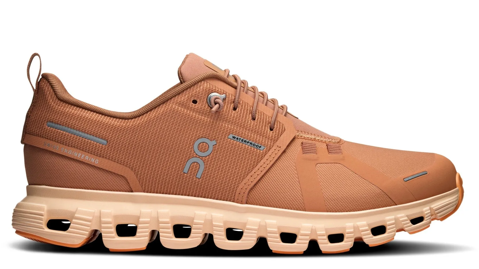 On Running Cloud 6 Waterproof Sandstone Blonde (Women??s) warm glow Power Flow