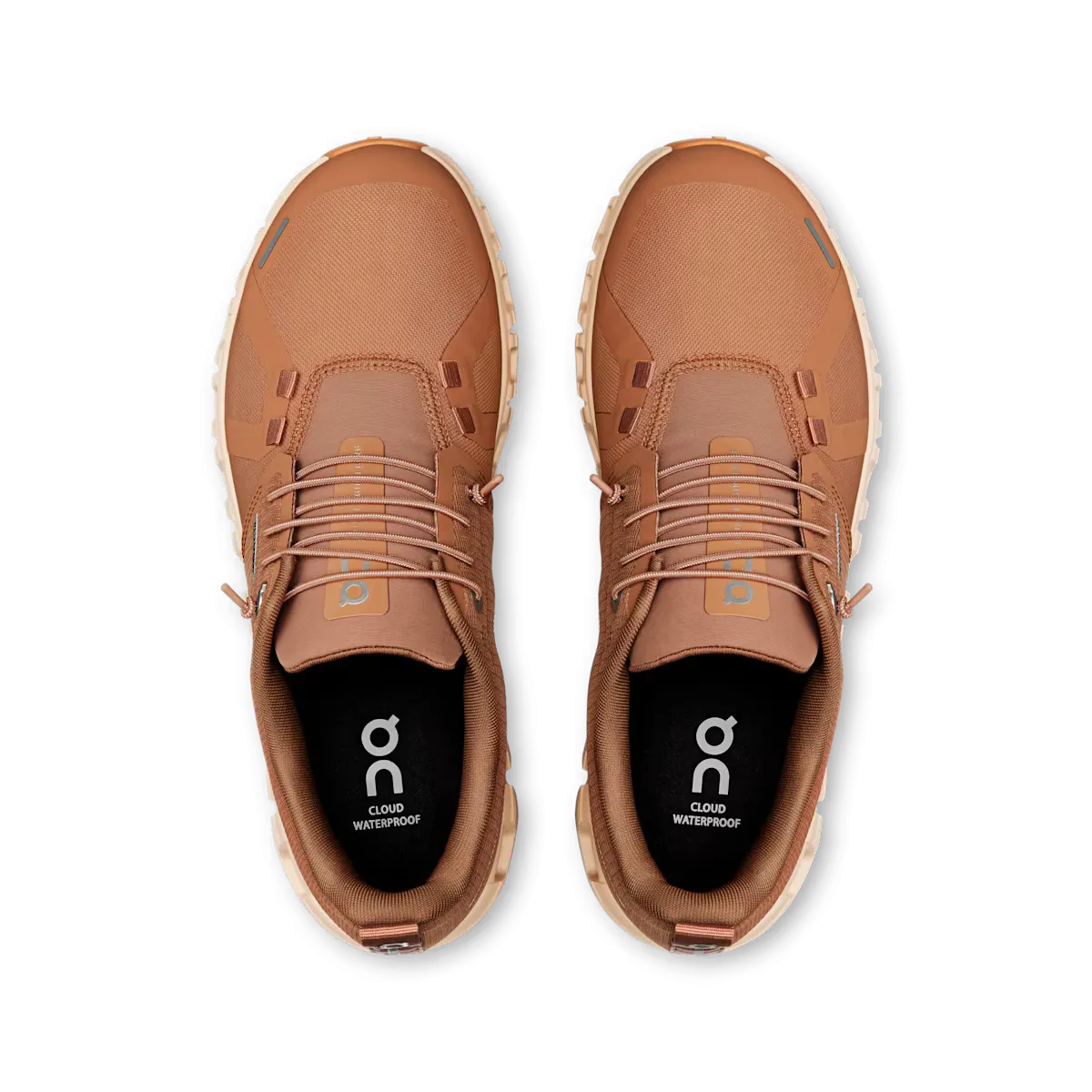 Comfort toe New Drop On Running Cloud 6 Waterproof Sandstone Blonde (Women??s)