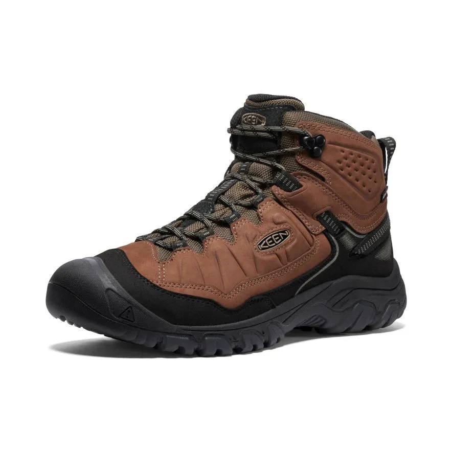 Secure And Comfortable Pull Tab Targhee IV WP Mid - Bison/Black