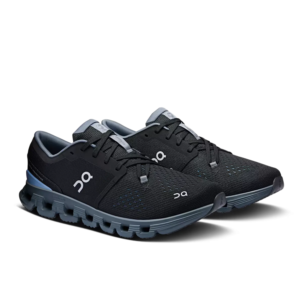 Airy Design sports On Running Cloud X 4 Black Chambray (Mens)