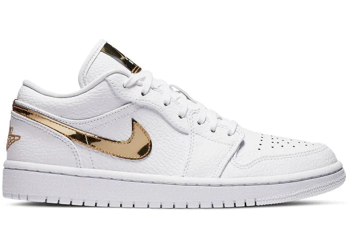 Action Fast Jordan 1 Low White Metallic Gold (W)