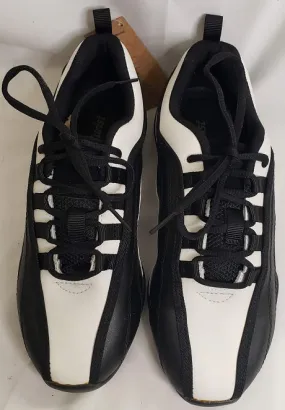 Toga -- Leather Full Sole Dancesneaker -- White/Black Torsion control Indoor