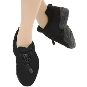 Toggle -- Split-Sole Dancesneaker -- Black Color Pop Clean White