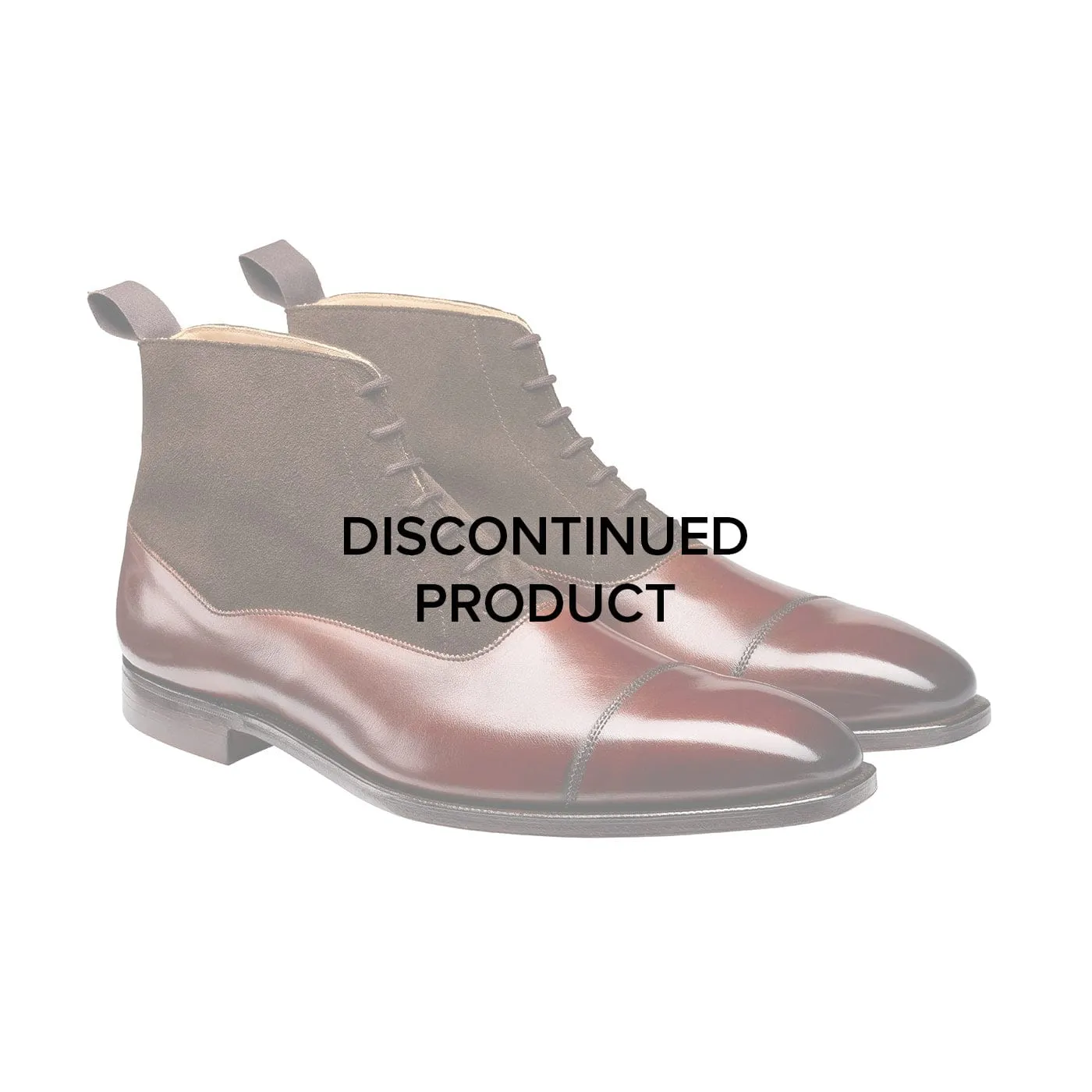 Patterned Surface Charlton Chestnut Calf & Dark Brown Suede