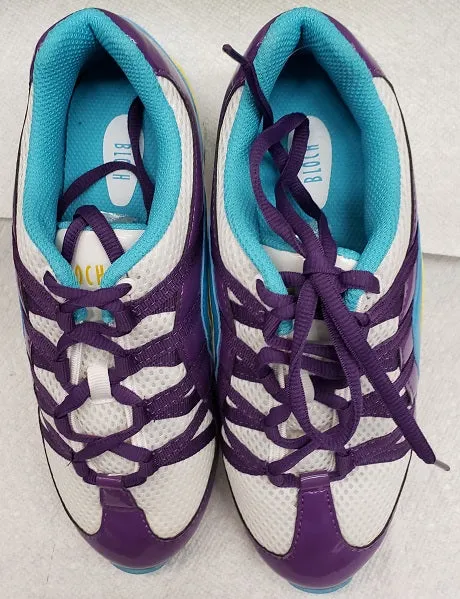 Lenny -- Split Sole Dancesneaker -- Purple/White Street Run