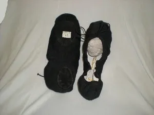 Soft Cushioning Canvas Pro Lite 2 -- Split Sole Ballet -- Black